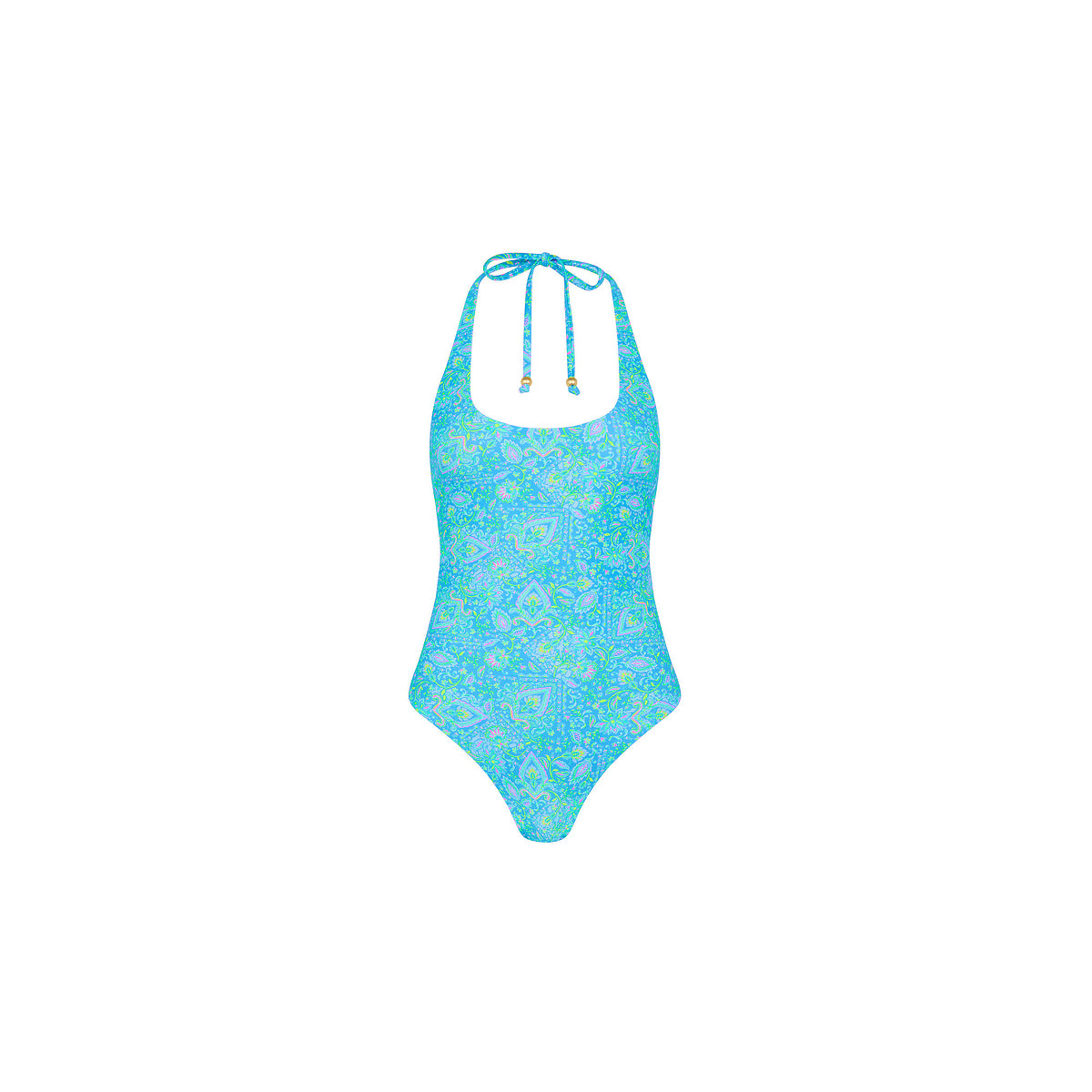Scoop Halter Cheeky One Piece - Stargaze –Kulani Kinis