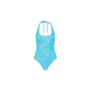 Scoop Halter Cheeky One Piece - Stargaze