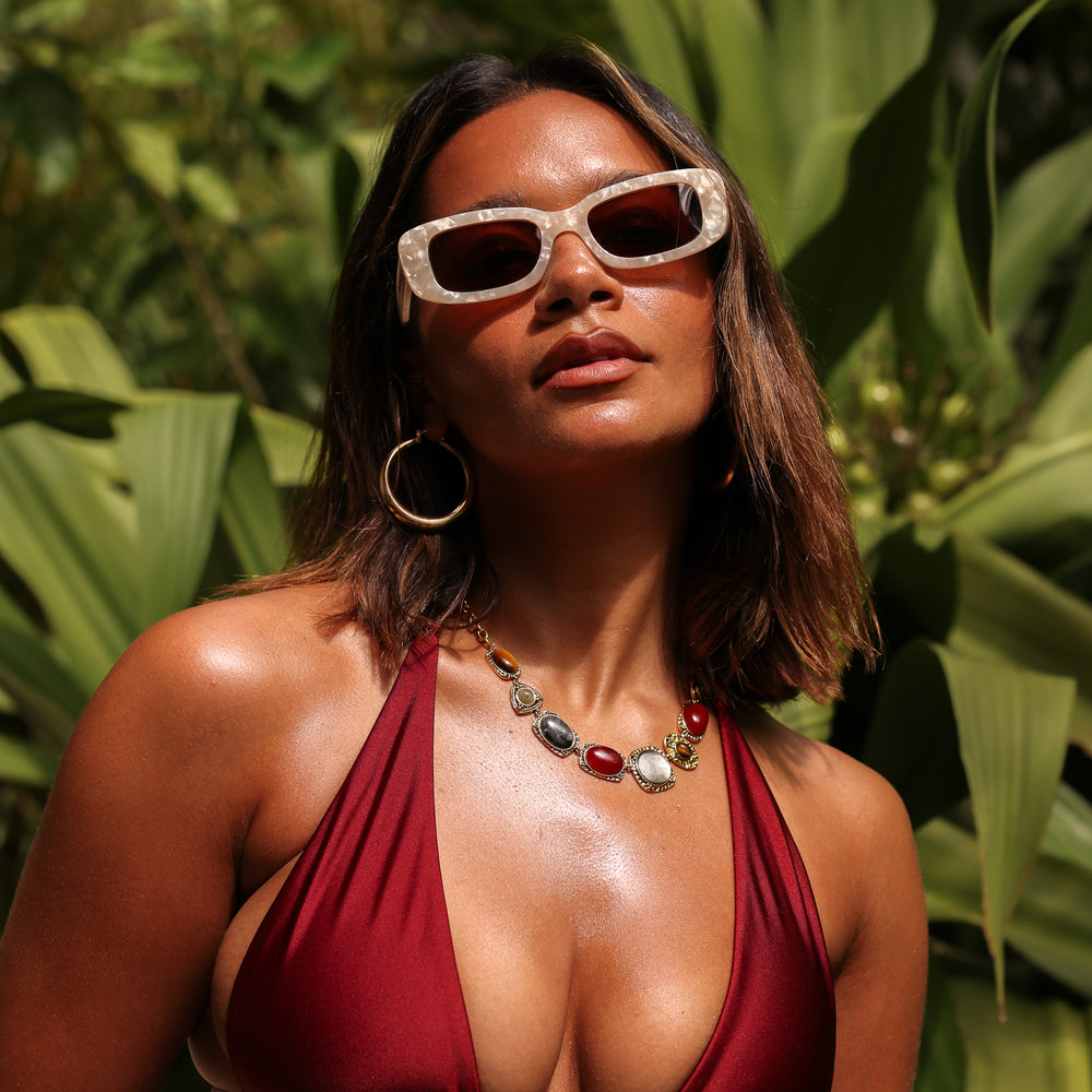 Paradise Sunglasses - Pearl Swirl