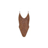 Plunge Cross Back One Piece - Kosmic Kat
