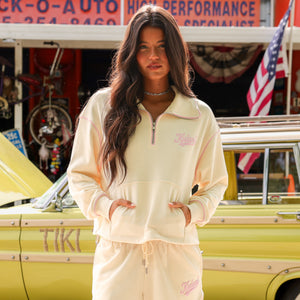 Quarter Zip Jumper - Buttercream