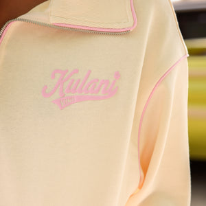 Quarter Zip Jumper - Buttercream