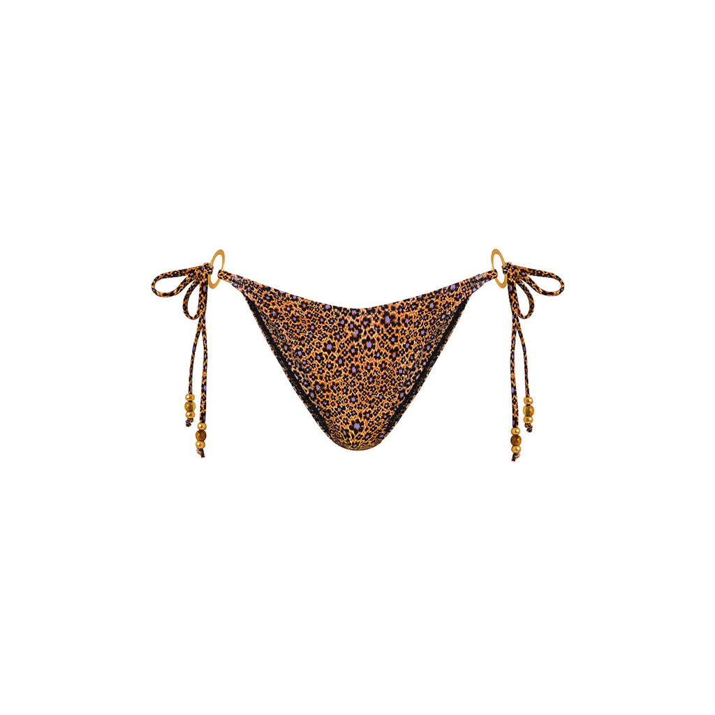 Ring Cheeky Tie Bikini Bottom - Kosmic Kat
