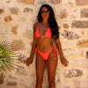 Ring Halter Bikini Top - Amber Glow