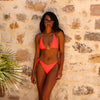 Ring Halter Bikini Top - Amber Glow