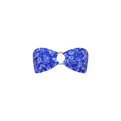 Strapless Bandeau Bikini Top - Surfside