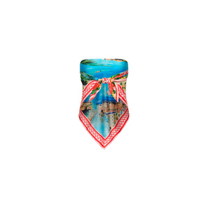 Summer Bandana Scarf Top - Mermaid Cove