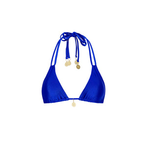 Halter Bralette Bikini Top - Blue Lagoon