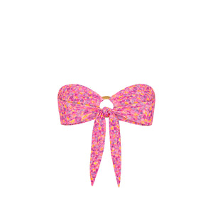 Strapless Bandeau Bikini Top - Gelato Bloom
