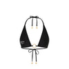 Ring Halter Bikini Top - Twilight Black