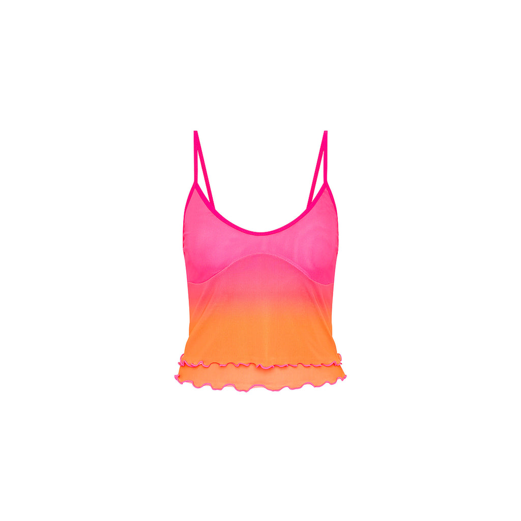 Layered Mesh Cami - Tropical Heatwave