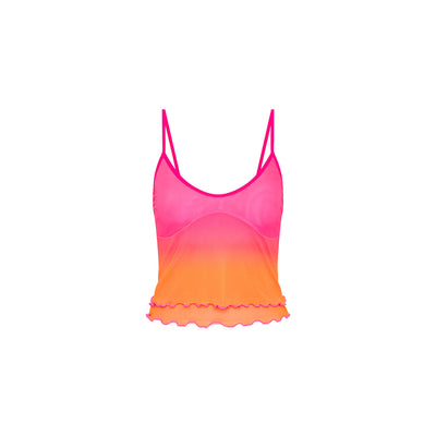Layered Mesh Cami - Tropical Heatwave