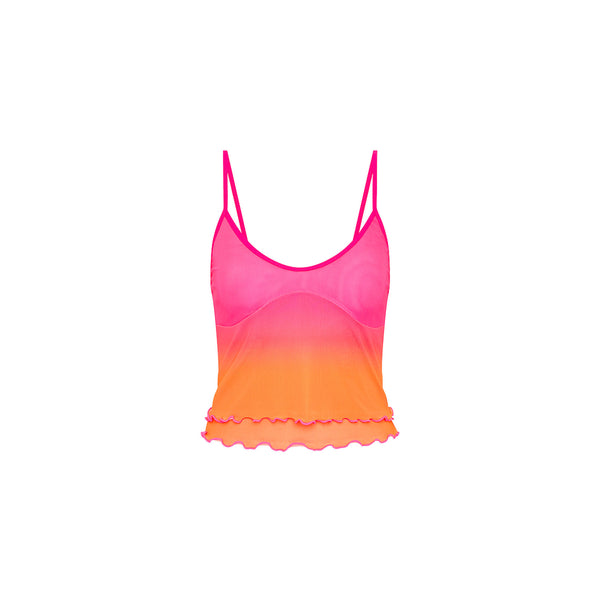 Layered Mesh Cami - Tropical Heatwave