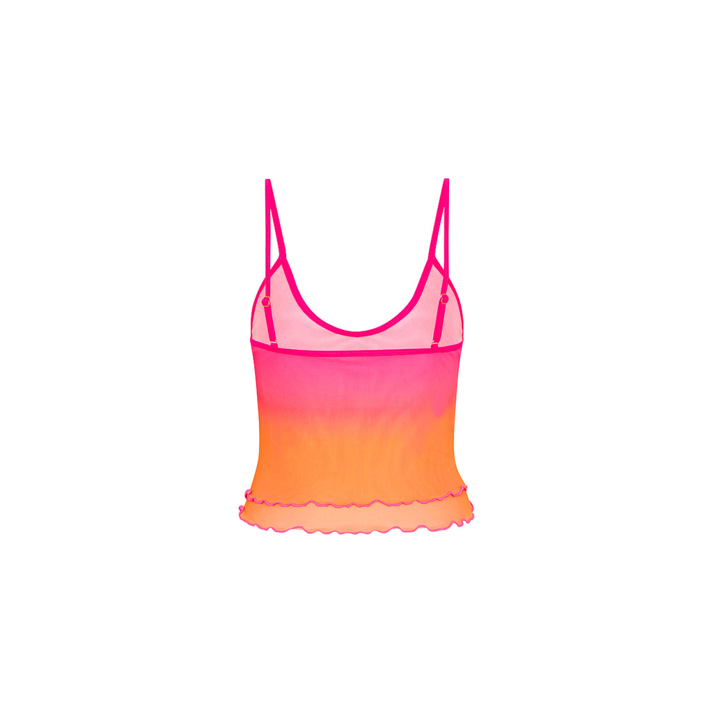 Layered Mesh Cami - Tropical Heatwave