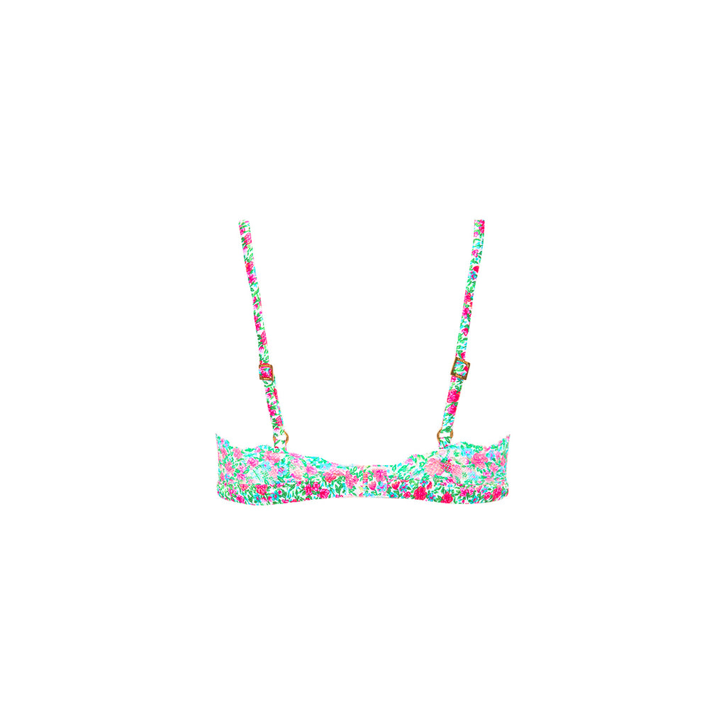 Lace Triangle Bra - Sweet Pea