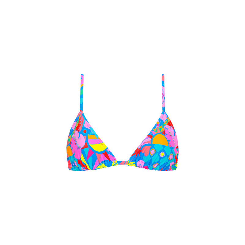 Bralette Bikini Top - Rio Rainbow