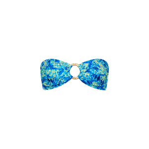 Strapless Bandeau Bikini Top - Tidal Glow
