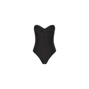 Contour Strapless Cheeky One Piece - Twilight Black