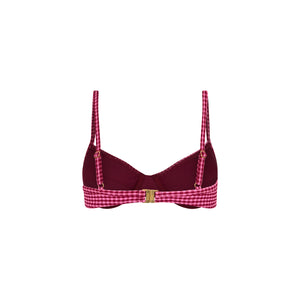 Ditzy Underwire Bra Bikini Top - Cherry Kiss