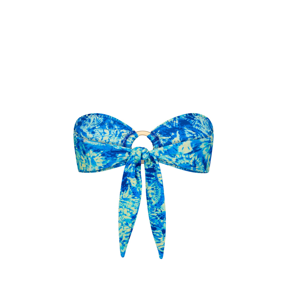 Strapless Bandeau Bikini Top - Tidal Glow