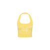 Knit Halter Tank Top - Sunny Honey