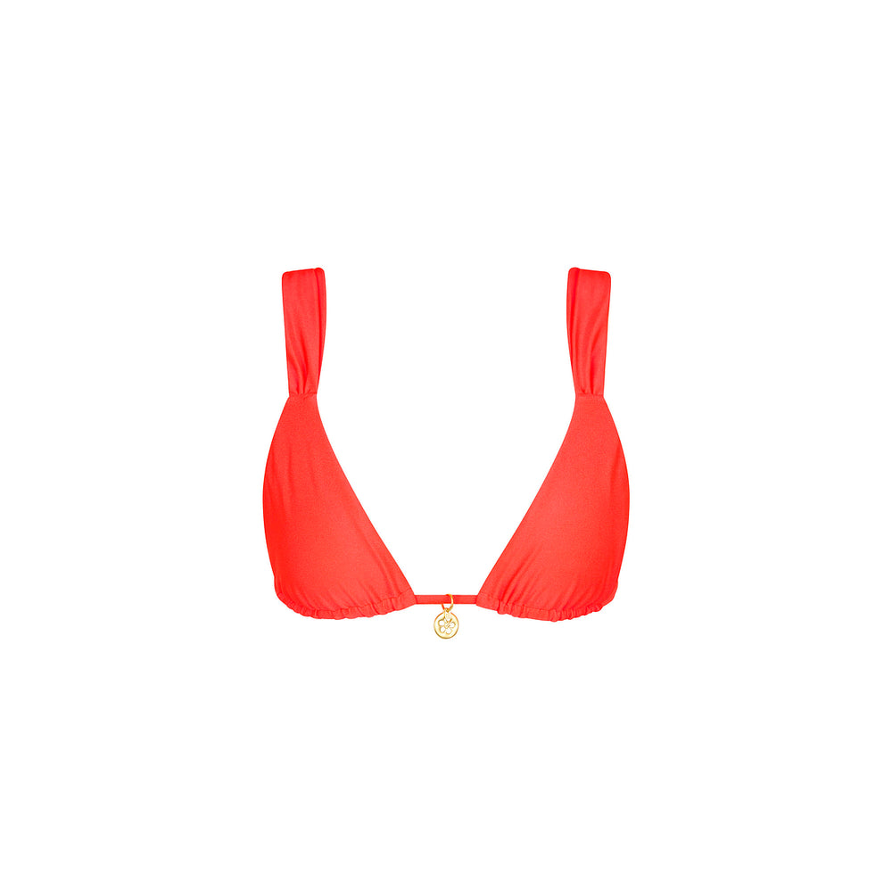 Slide Bralette Bikini Top - Guava Glow