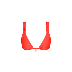 Slide Bralette Bikini Top - Guava Glow