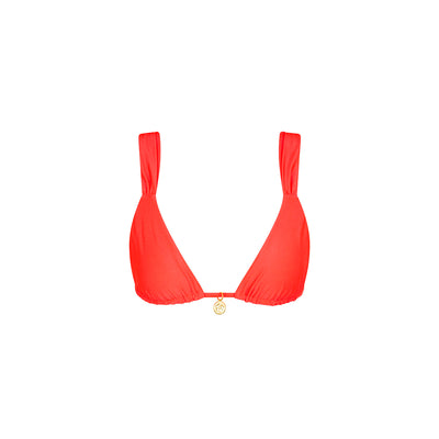 Slide Bralette Bikini Top - Guava Glow