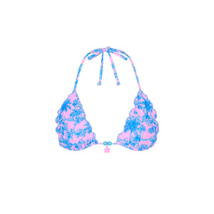 Lettuce Edge Bralette Bikini Top - Paloma