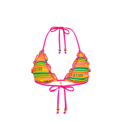 Lettuce Edge Thong Tie Bikini Bottom - Sunshine Lover