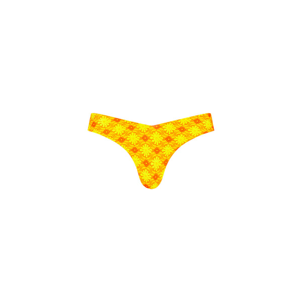 Cheeky V Bikini Bottom - Lemontini