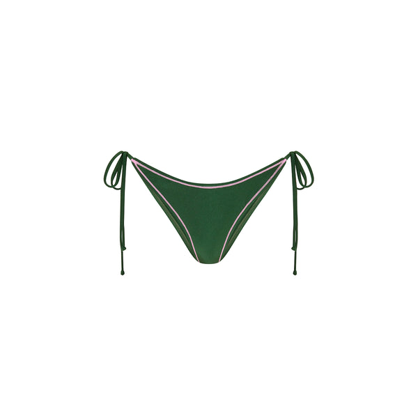Stitch Dipped Cheeky Tie Bikini Bottom - Jaded Juniper
