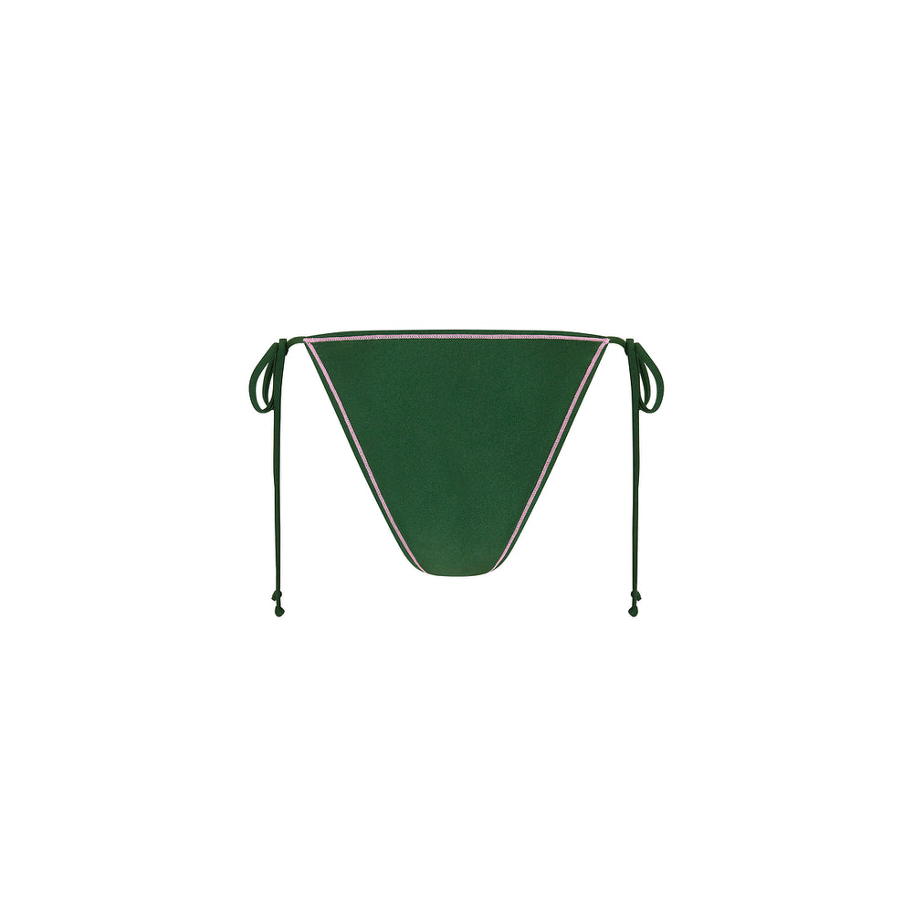 Stitch Dipped Cheeky Tie Bikini Bottom - Jaded Juniper