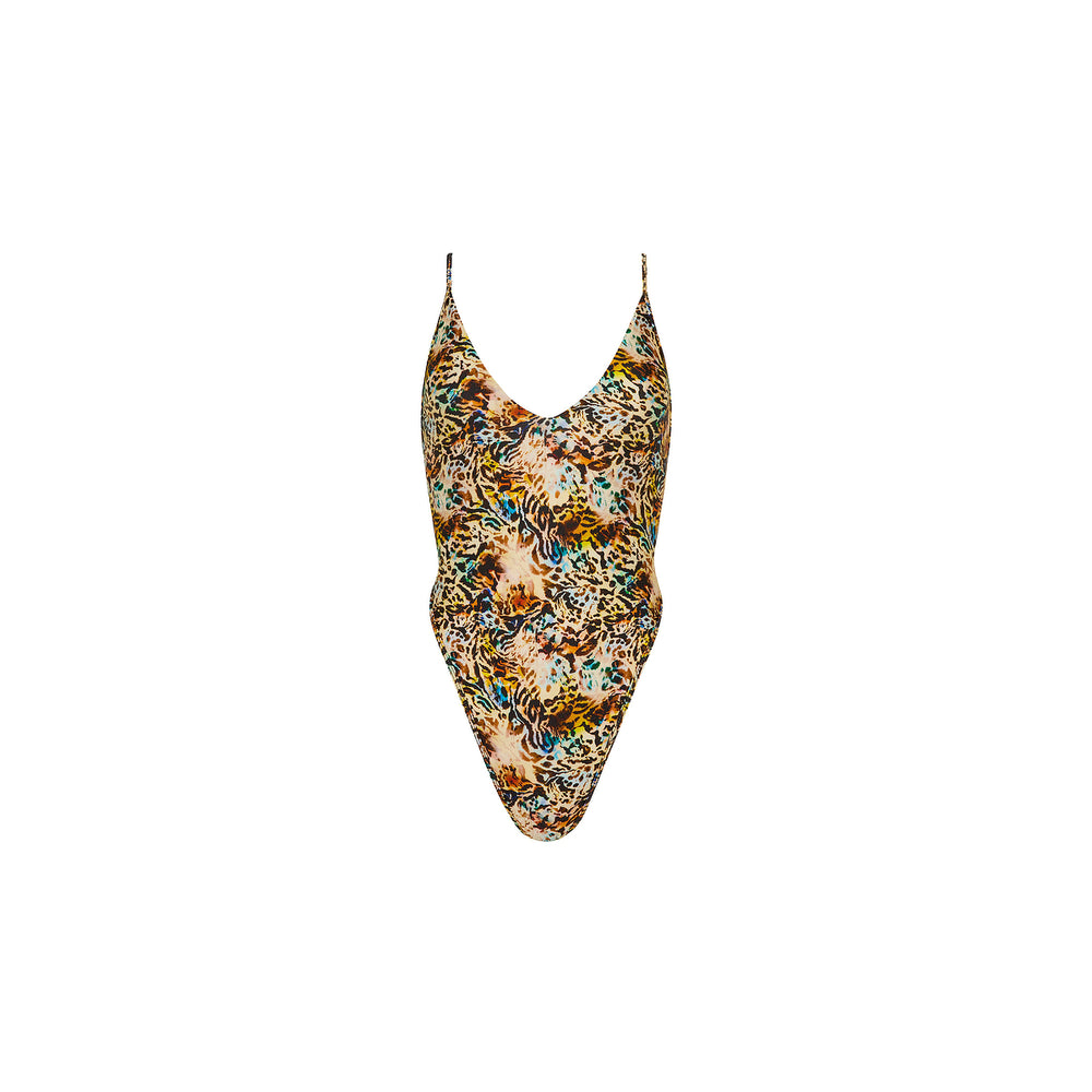 Plunge Cross Back One Piece - Sundaze