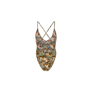 Plunge Cross Back One Piece - Sundaze