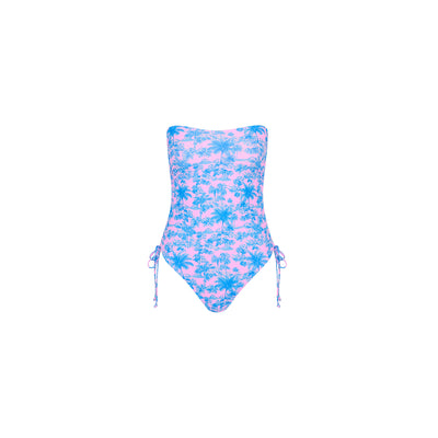 Ruched Bandeau Classic Cut One Piece - Paloma