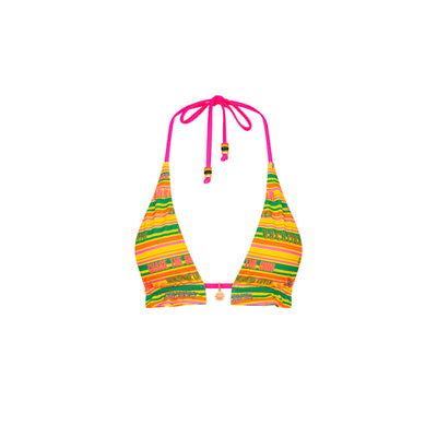 Lettuce Edge Thong Tie Bikini Bottom - Sunshine Lover