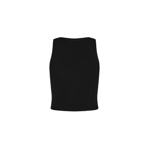 Embossed Knit Tank - Twilight Black