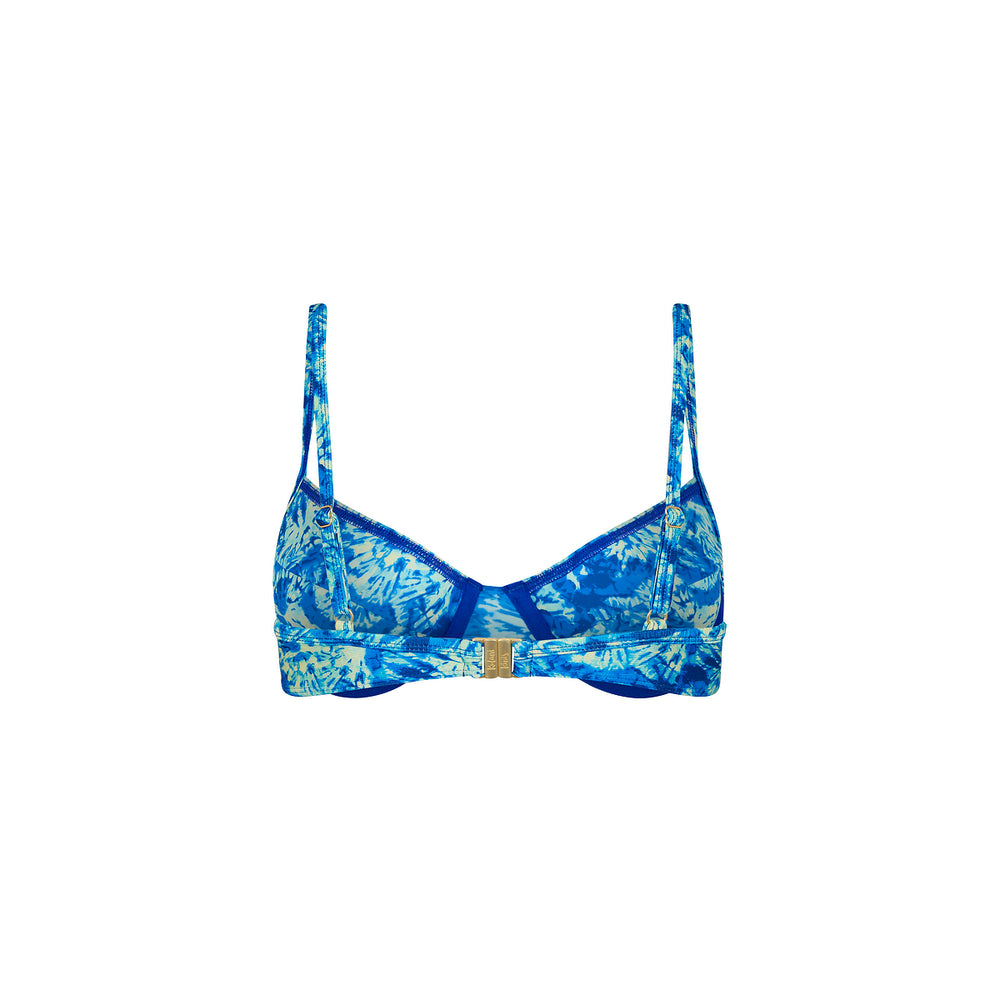 Ditzy Underwire Bra Bikini Top - Tidal Glow