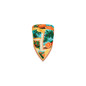 Summer Bandana Scarf Top - Citrus Sea