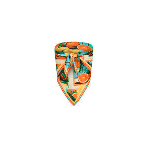 Summer Bandana Scarf Top - Citrus Sea