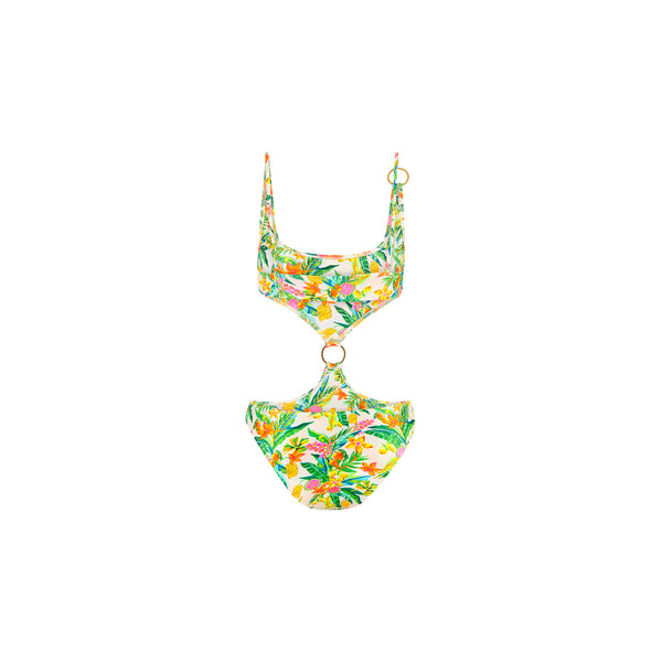 Retro Ring Cheeky One Piece - Golden Hour