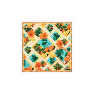 Summer Bandana Scarf Top - Citrus Sea