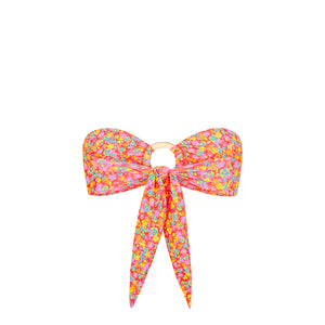 Strapless Bandeau Bikini Top - Bubble Pop