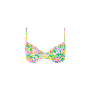 Double Ruffle Underwire Bikini Top - Summer Daydreams