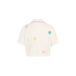 Embroidered Knit Shirt - Seashell Springs