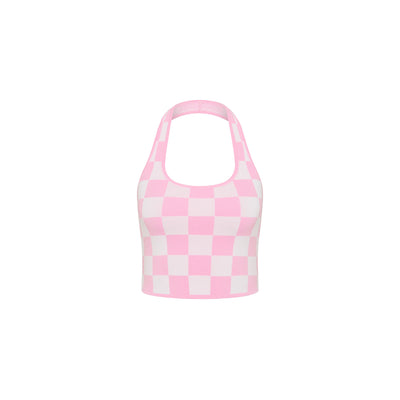 Knit Halter Tank Top - Love Match