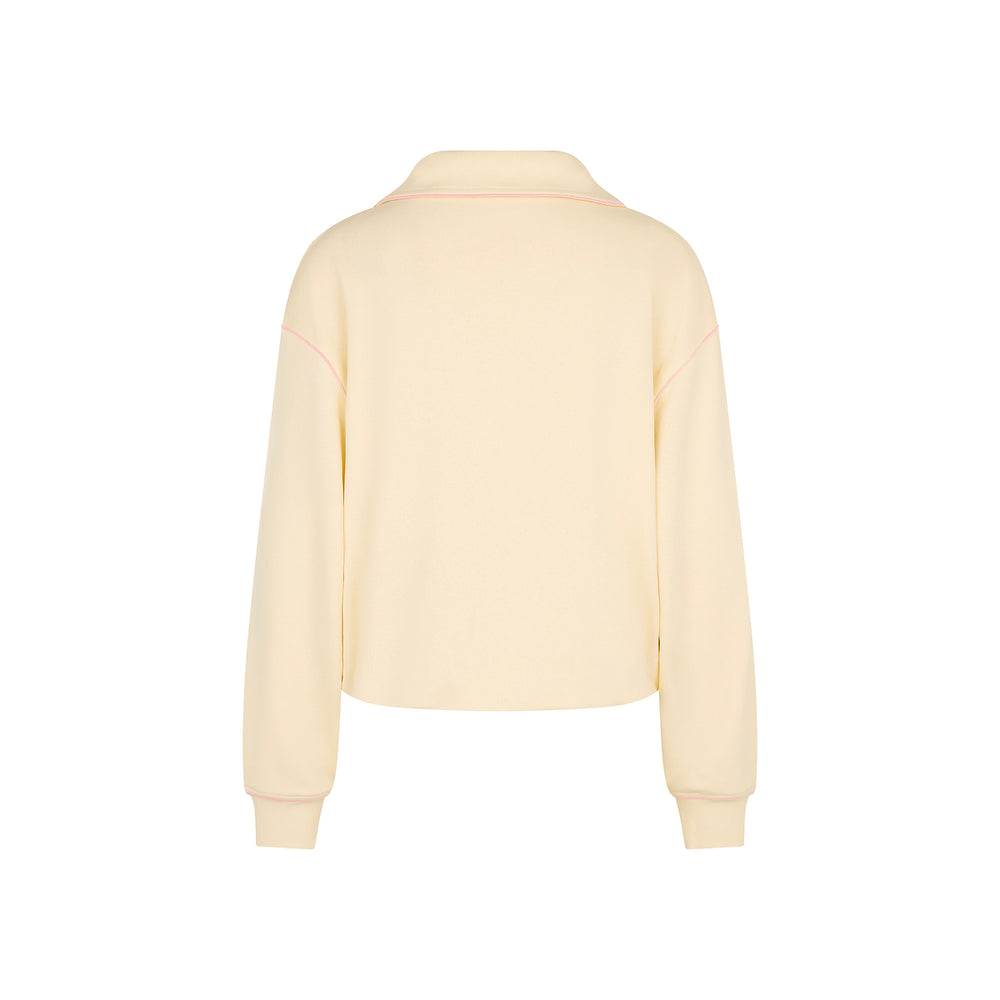 Quarter Zip Jumper - Buttercream
