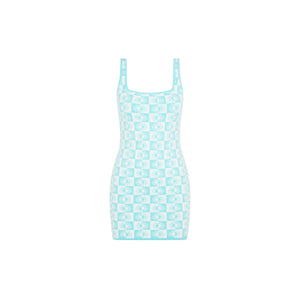 Open Back Knit Mini Dress - Sun Spell
