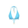 Frill Halter Bralette Bikini Top - Checkmate